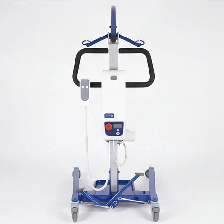 Grúa eléctrica con apertura de patas para un acceso cómodo dortomedical