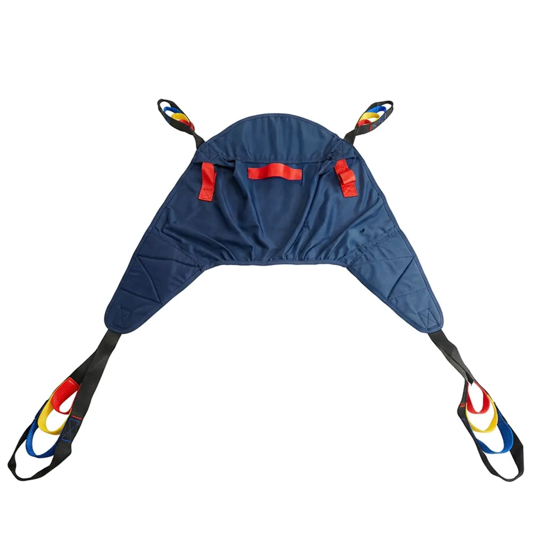 Arnés para Grúa eléctrica domiciliaria con base regulable mediante pedal para pasar por espacios reducidos dortomedical