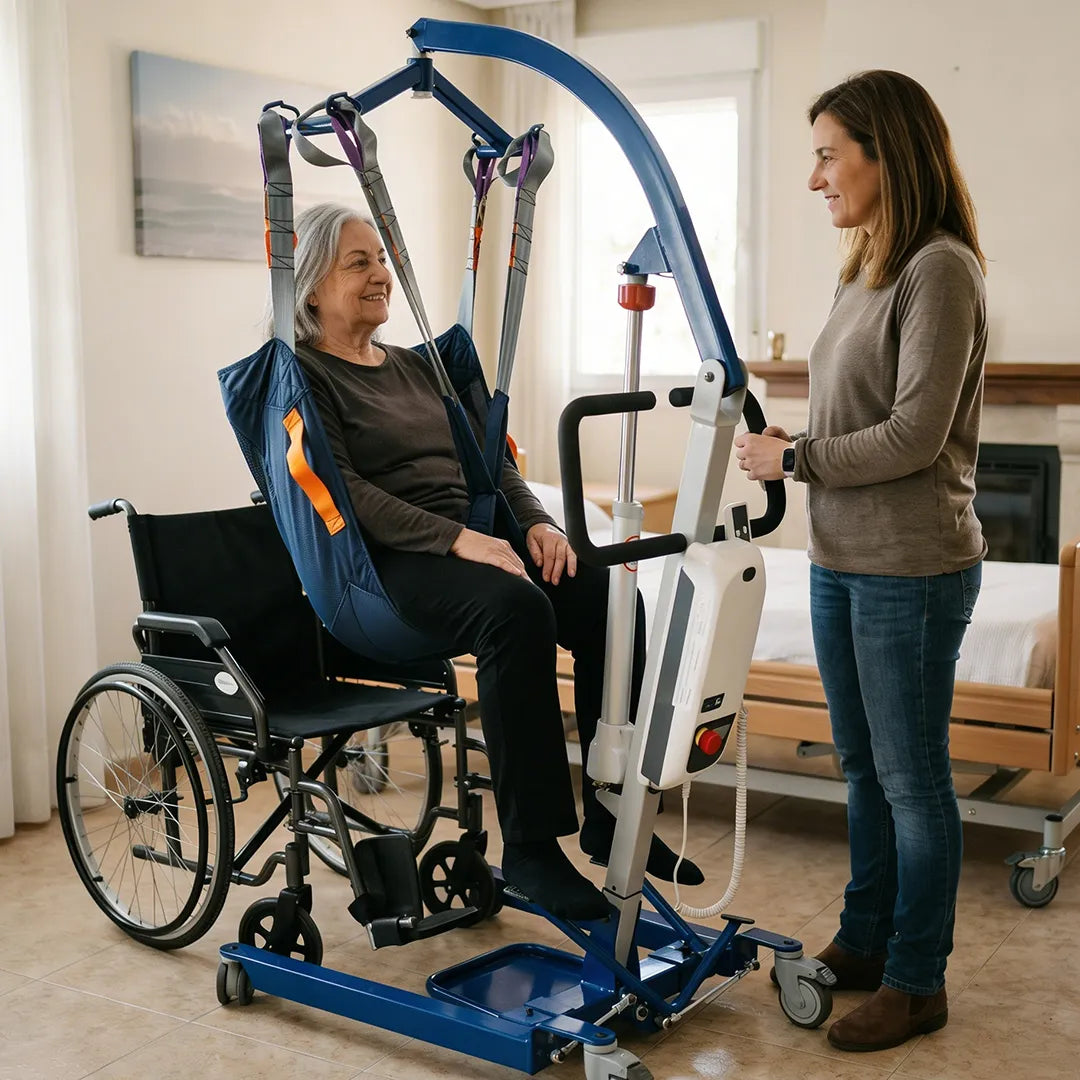 Grúa eléctrica estrecha para ancianos de manejo sencillo dortomedical