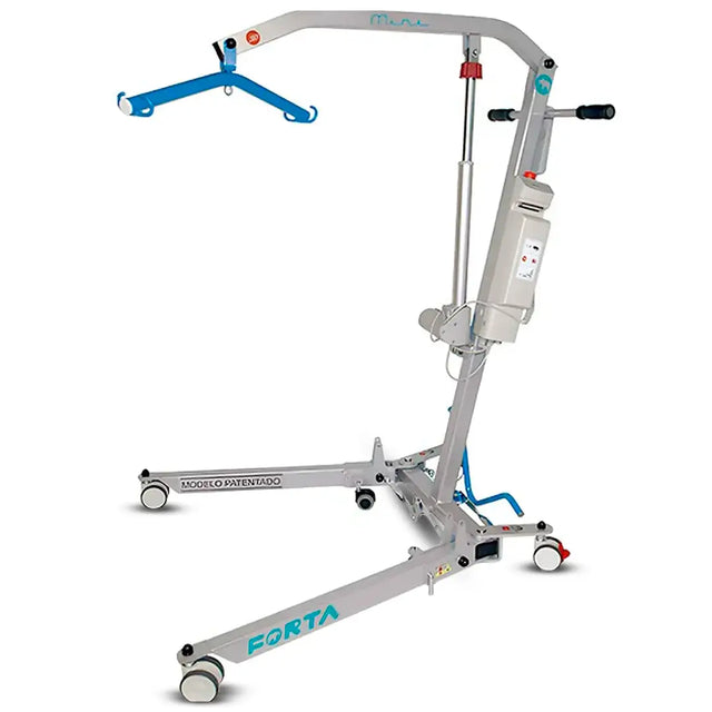 Grúa geriátrica compacta ideal para apoyo diario en el hogar con máxima seguridad dortomedical