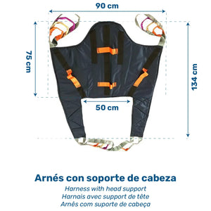 Grúa hospitalaria doméstica VULCAN MINI desmontable en dos partes para un transporte cómodo disponible dortomedical