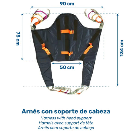 Grúa hospitalaria doméstica VULCAN MINI desmontable en dos partes para un transporte cómodo disponible dortomedical