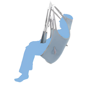 Arnés para grúa de traslado para enfermos con diseño compacto ideal para moverse en espacios estrechos dortomedical