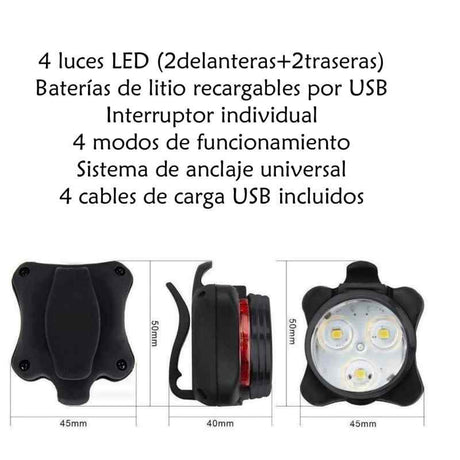 Kit de luces para Scooters y Sillas Eléctricas Libercar
