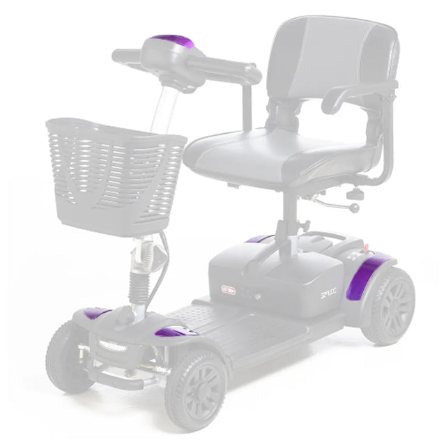 Kit de Piezas de Color Morado para Scooter Eclipse, Eclipse Plus y Eclipse Litio dortomedical