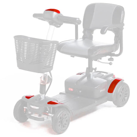 Kit de Piezas de Color Rojo para Scooter Eclipse, Eclipse Plus y Eclipse Litio dortomedical