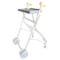 Mesa de plástico gris para andadores que ofrecen comodidad para uso diario dortomedical