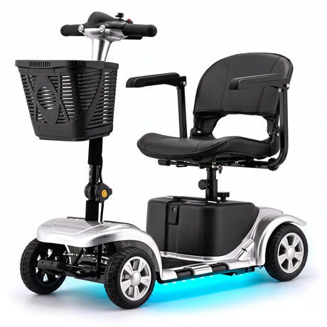 Mobility scooter eléctrico de movilidad y accesibilidad disponible en tres colores dortomedical