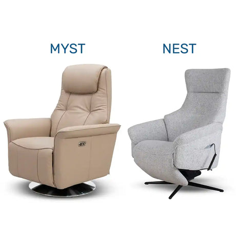 Modelos disponibles del sillón relax con batería inalámbrica dortomedical