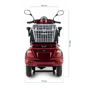 Moto eléctrica de 3 ruedas con 2 niveles de velocidad para paseos llanos o irregulares de Dortomedical