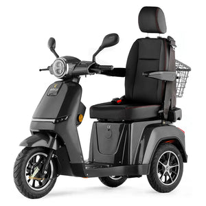 Moto eléctrica con motor de 800W capaz de subir pendientes de hasta 17 grados de Dortomedical