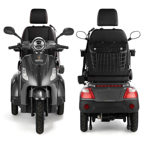 Moto eléctrica con motor de 800W para desplazamientos largos y estables en cuestas de Dortomedical