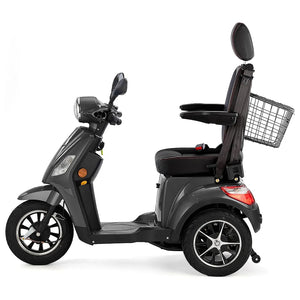 Moto eléctrica con luz de freno y de emergencia para alertar a otros usuarios en la vía de Dortomedical