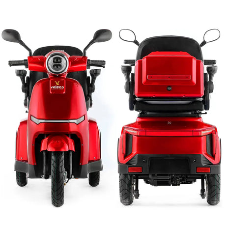 Moto para mayores con puerto USB integrado para cargar dispositivos electrónicos durante el viaje de Dortomedical