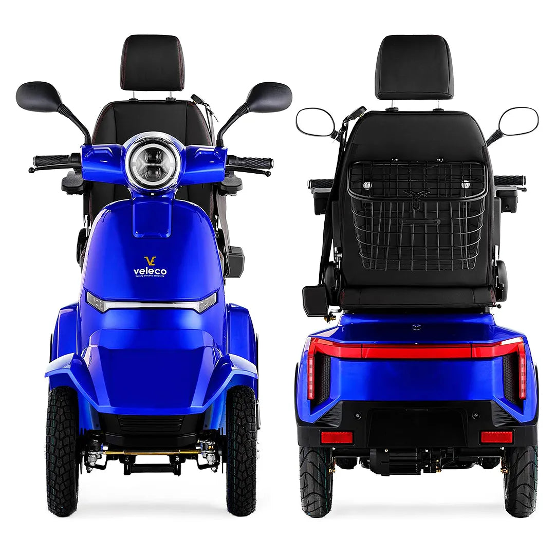 Moto para mayores con ruedas neumáticas de 8 y 10 pulgadas para una conducción suave de Dortomedical