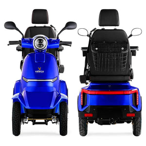 Moto para mayores con ruedas neumáticas de 8 y 10 pulgadas para una conducción suave de Dortomedical