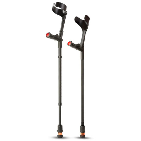 Opciones disponibles para la muleta flexyfoot con contera giratoria en 360 grados dortomedical