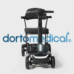 Vista 360 grados del scooter moderno y potente Zhik Foldi