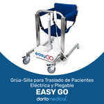 Grúa - Silla para Traslado de Pacientes Eléctrica y Plegable EASY GO