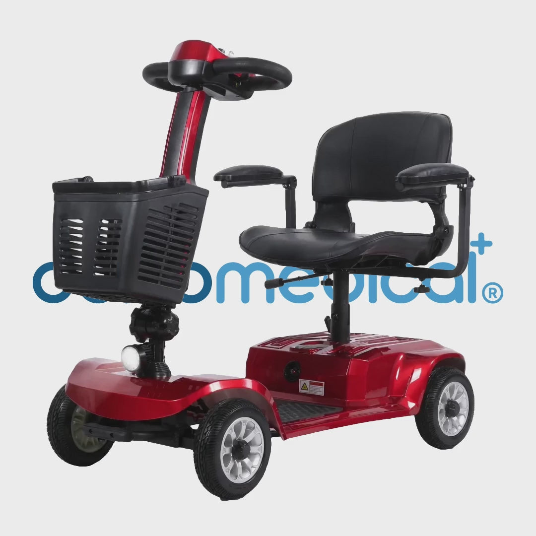 Vista 360 grados del scooter eléctrico Lucas Pro