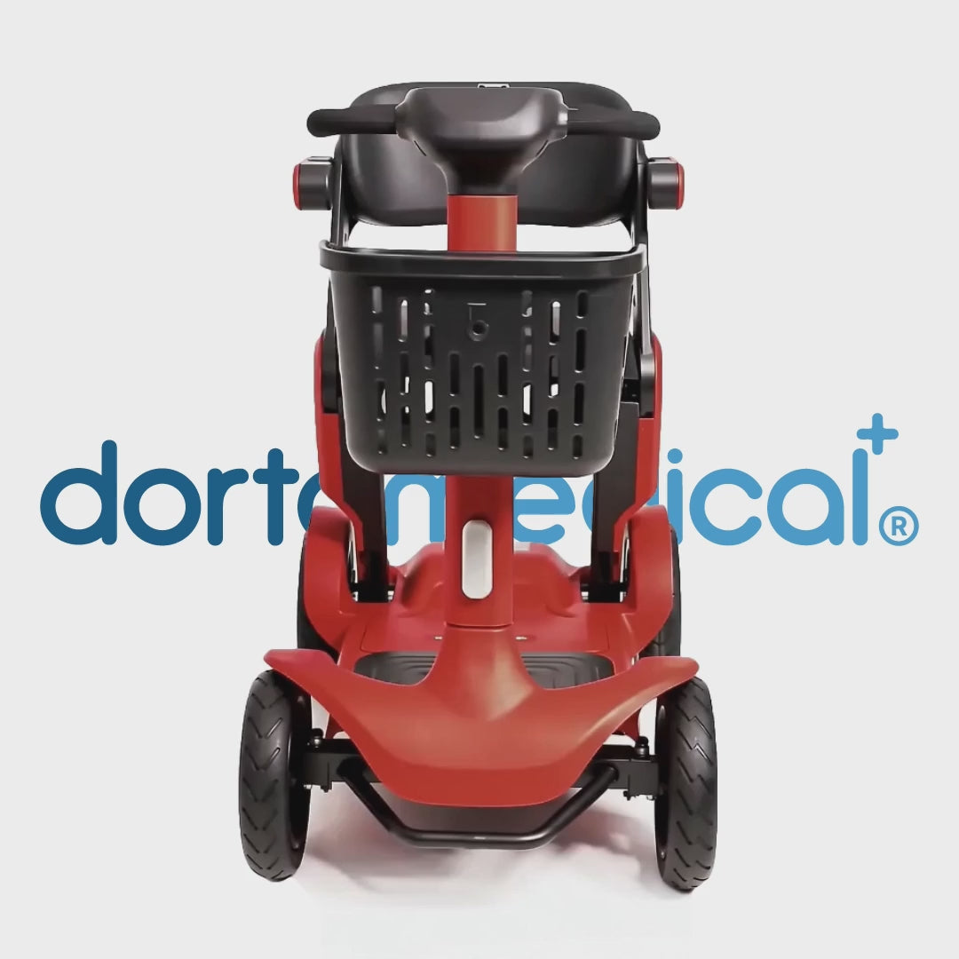 Vista 360 del scooter eléctrico potente y estable Roc