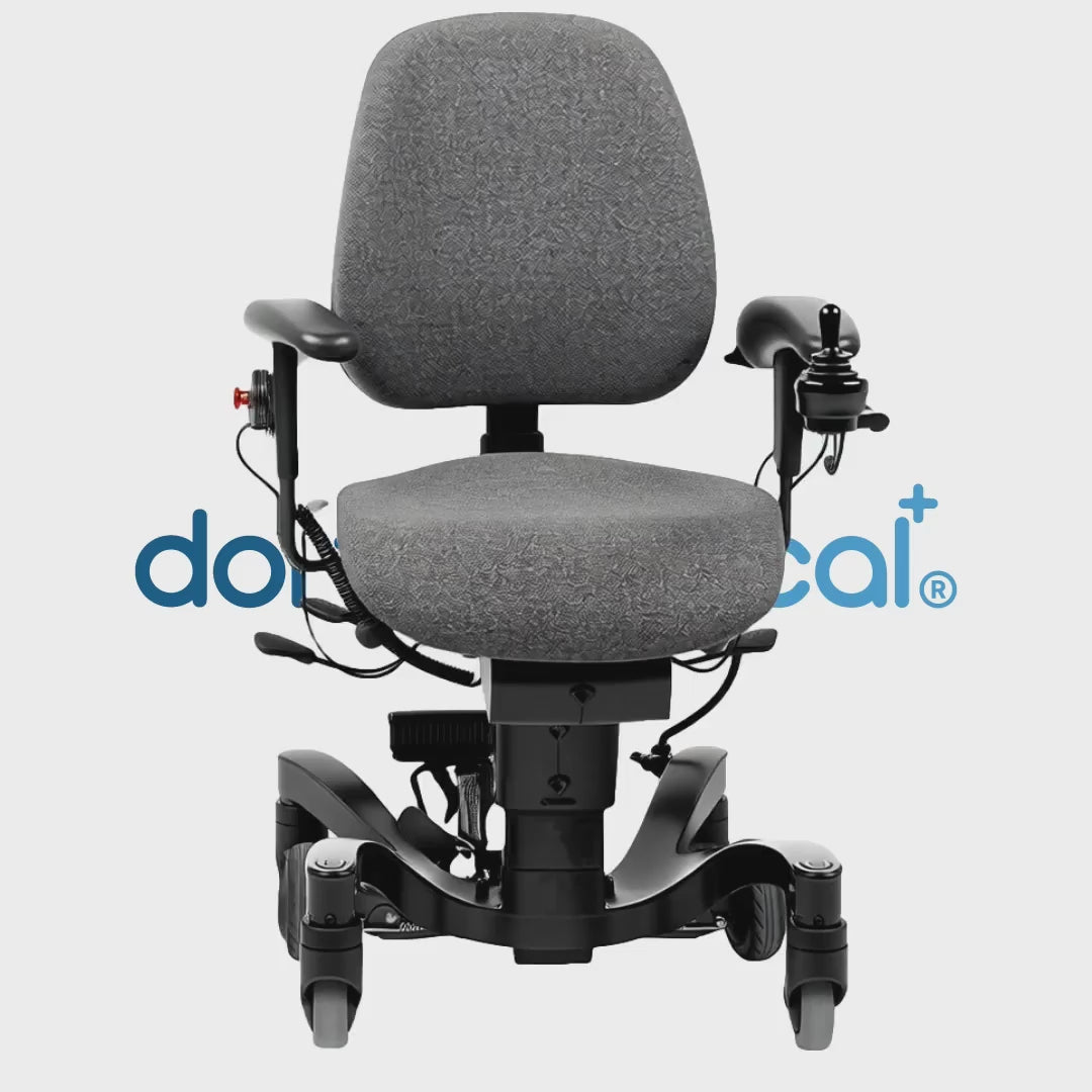 Vista 360 grados de la silla de ruedas eléctrica Vela Tango 700 P dortomedical