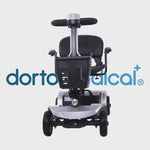 Vista 360 grados del scooter potente y seguro Nexora