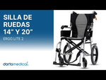 Silla de Ruedas Karma ERGO LITE 2 Ruedas 14" y 20"