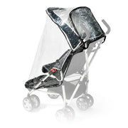 Protector para silla de paseo paraguas que protege al usuario de la lluvia dortomedical