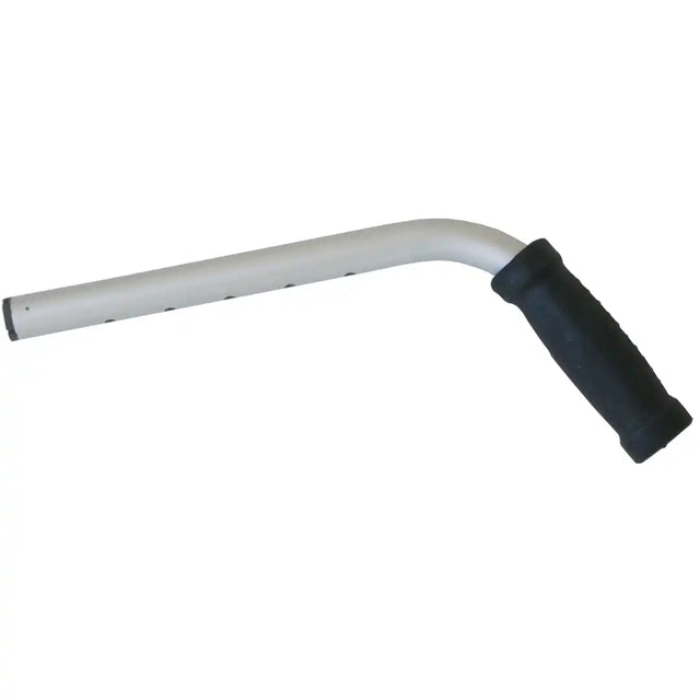 Vista del puño con barra de aluminio y empuñadura para agarre ergonómico del andador infantil air n dortomedical