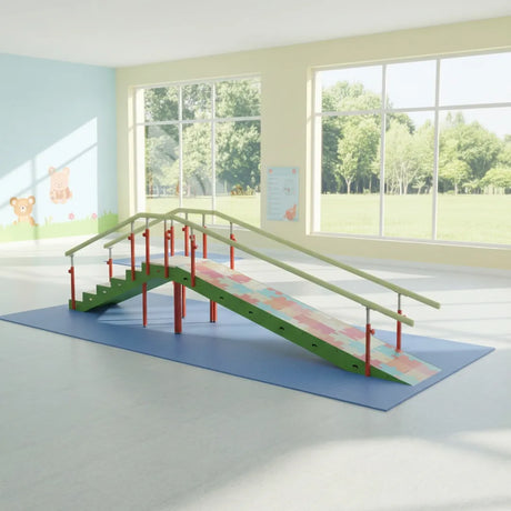 Escalera con Rampa Infantil de 6 Peldaños