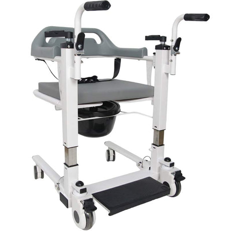 Sistema Quick Release de regulación de altura para adaptar la silla Easy Move a diferentes superficies como sofás, sillas o camas dortomedical
