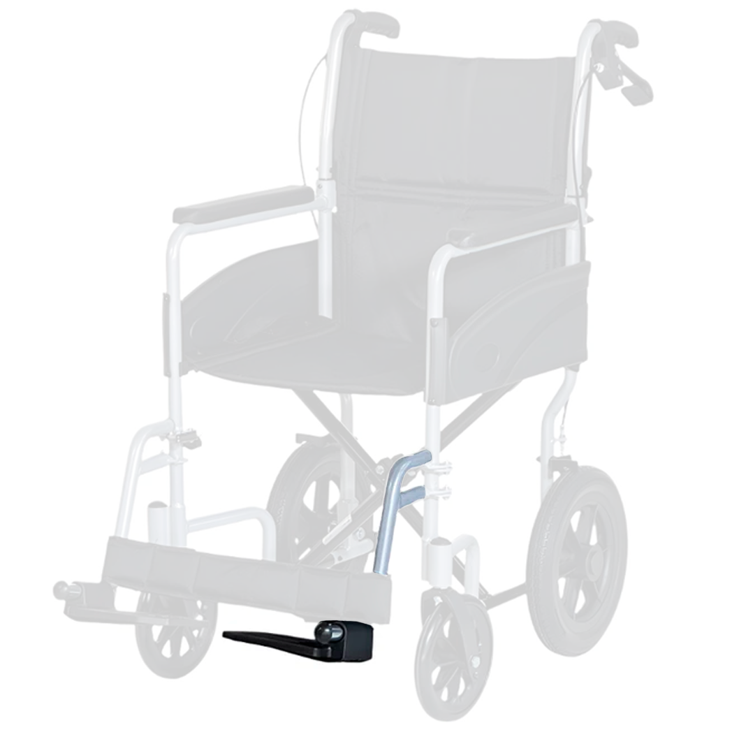 Reposapiés para Silla de Ruedas de Aluminio Super Estrecha Mini Transfer 2