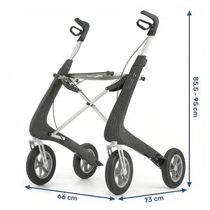 Rollator ecológico de solo 5,9 kg de peso que permite una movilidad urbana ágil de Dortomedical.