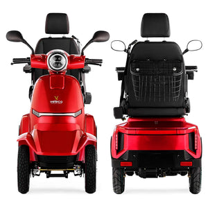 Scooter de 4 ruedas con sistema de marcha atrás para facilitar maniobras en espacios reducidos de Dortomedical