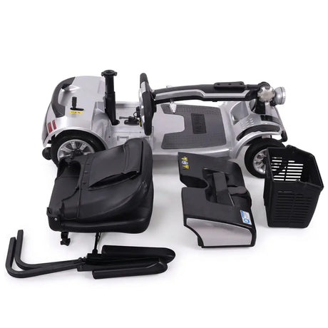 Piezas de scooter de movilidad con manillar tipo delta diseñado para una conducción menos fatigante para personas con artritis dortomedical