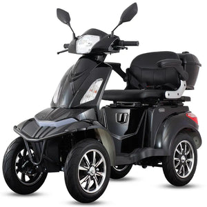 Toma de carga del scooter para discapacidad Faster Neo, con un tiempo de carga completa de 6 a 8 horas para desplazamientos diarios sin límites dortomedical
