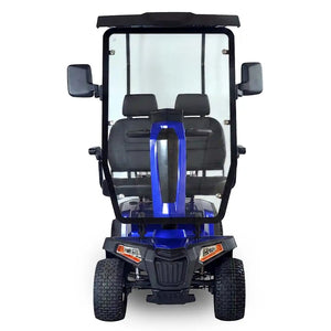 Cesta portaobjetos delantera y soporte para móvil incluidos de serie en el scooter doble Danubio dortomedical