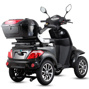 Espejos retrovisores incluidos de serie en el scooter eléctrico de alta gama Faster Neo para una mejor visibilidad en las vías dortomedical