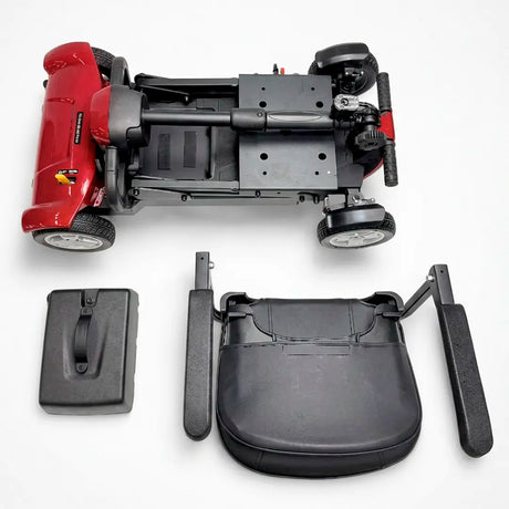 Elementos del scooter eléctrico con Baterías extraíbles para mayor flexibilidad de uso y recarga dortomedical