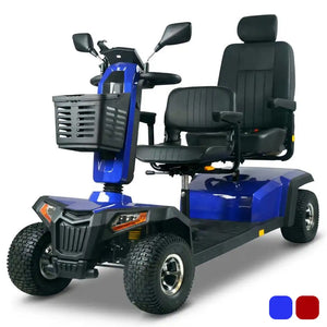 Scooter Doble Asiento con Ruedas Todoterreno DANUBIO BIPLAZA
