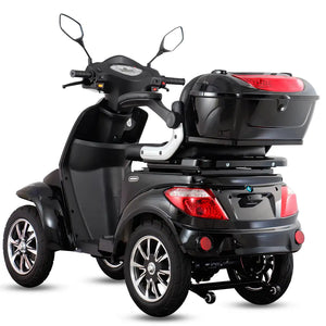 Asiento acolchado premium y respaldo ergonómico del scooter eléctrico cómodo Faster Neo, diseñado para reducir la fatiga en trayectos largos dortomedical