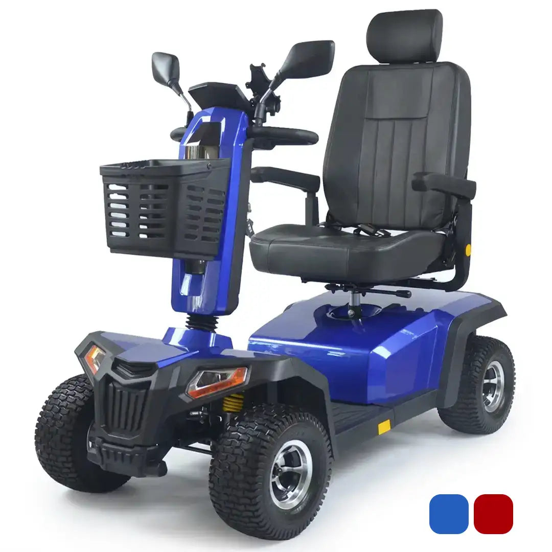 Scooter eléctrico Salvatec Danubio con autonomía de hasta 58 km para largos recorridos dortomedical