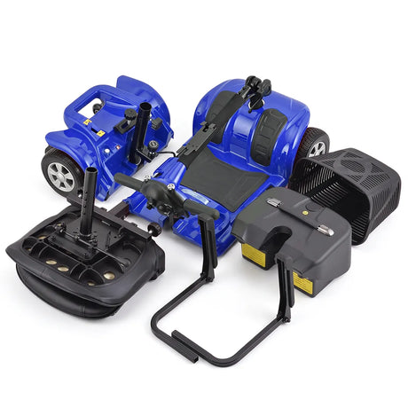 Scooter eléctrico desmontable en 6 piezas Lucas Pro que facilita el transporte y el almacenamiento dortomedical