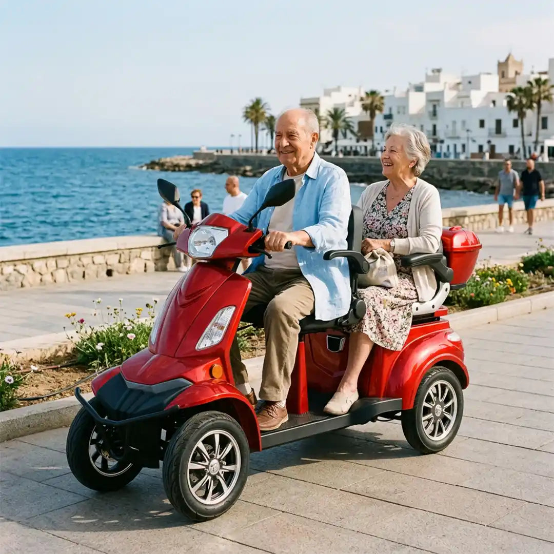 Scooter eléctrico para dos personas Faster Neo 4 en movilidad y accesibilidad dortomedical