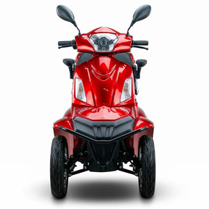 Scooter eléctrico Faster Neo con suspensión hidráulica integral para mayor estabilidad y confort dortomedical