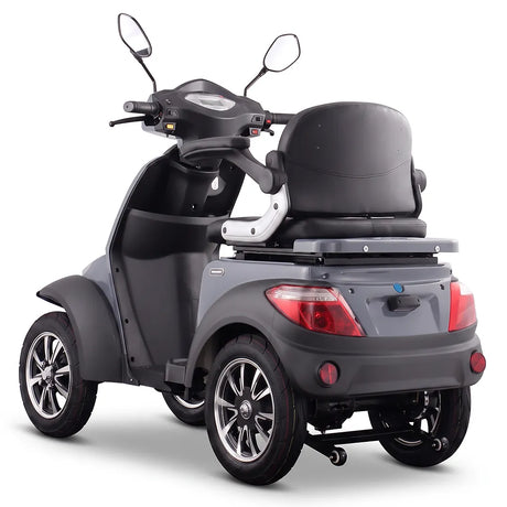 Scooter eléctrico con iluminación LED delantera y trasera para mejorar la visibilidad y seguridad dortomedical