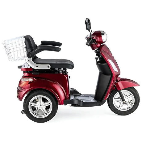 Scooter eléctrico con luces de carretera, posición y emergencia para máxima visibilidad de Dortomedical