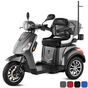 Scooter eléctrico con luces LED de bajo consumo para maximizar el recorrido de la batería de Dortomedical