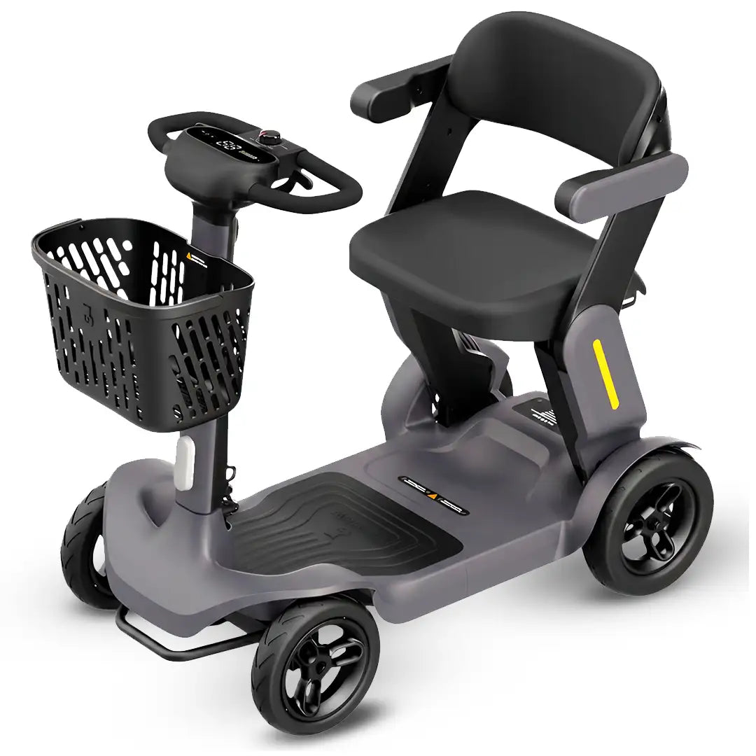 Scooter eléctrico con modo paseo donde el scooter se desplaza mientras andas dortomedical